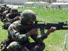 rifle fire, sitting position at the New York TAG Match