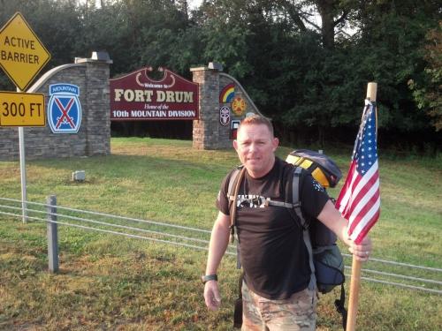 The long road to remember: Soldier’s 9/11 charity walk gives veterans a leg up