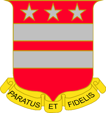 HHB 1st Battalion 258th Field Artillery unit insignia