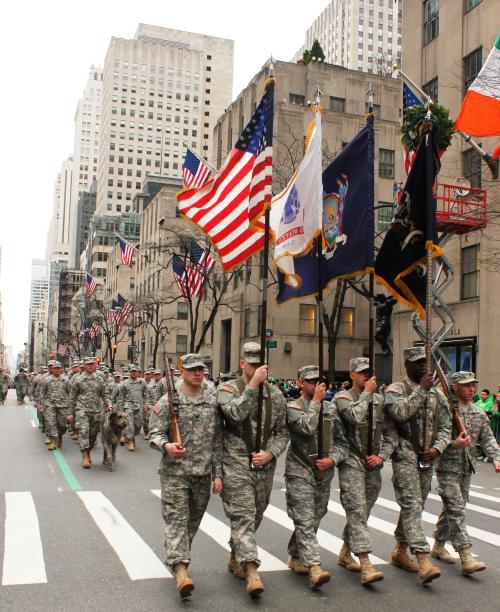 Tradition lives on as Fighting 69th troops lead St. Patrick’s Day Parade for 162nd time