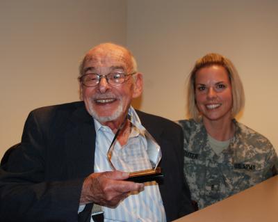 Holocaust survivor and World War II veteran speaks to New York National Guard Soldiers and Airmen
