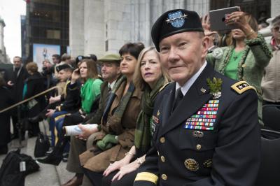 Chairman of the Joint Chiefs Spends St. Patrick’s Day with the Fighting 69th
