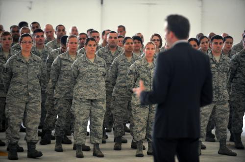 Acting Air Force Secretary Visits 106th Rescue Wing 