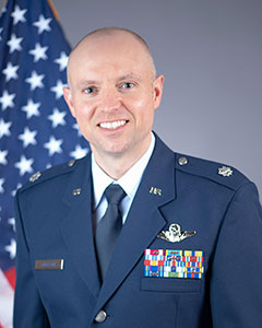 Lieutenant Colonel Andrew J Carlson, Commander, 107th Attack Wing