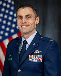 Colonel Steven  Slosek, Commander, 109th Airlift Wing
