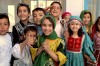 Afghan girls and boys are delighted at the opening of the Tajwar Sultana school&rsquo;s new wing in Kabul, Afghanistan, October 20, 2008.