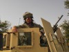 PFC. Rick Robinson, SECFOR C 2 101, In his gun turret with 240B at FOB Hughie in Jalalabad. Photo taken on 10 September, 2008.