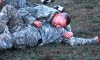 Two 27th Brigade Combat Team Soldiers practice Unarmed Combative training during Oct 2007 annual training at Fort Drum