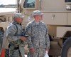 Father SSG Gil Brassord, and son SPC Ben Brassord, from Mooers, NY (near Plattsburgh), serving together in Afghanistan, October 31, 2008.