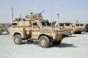 A Mine Resistant Ambush Protected (MRAP) vehicle moves out, Afghanistan, 2008.