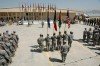 View of Patriot Square, Camp Phoenix,Kabul, Afghanistan during the Transition of Authority, April 26, 2008. U.S. Army photo by CPT Robert Romano, Combined Joint Task Force Phoenix. (Released)