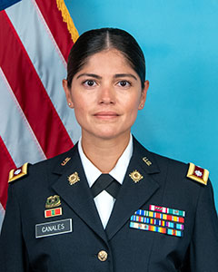 Lieutenant Colonel Elsa Canales, 2nd Battalion Commander, 106RTI