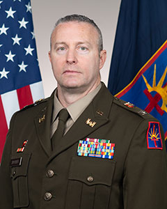 Colonel William  Snyder, Commander, 153rd Troop Command