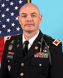 Colonel Bryon  Linnehan, Commander, 369th Sustainment Brigade