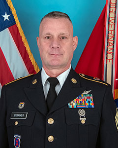 CSM Dolan Brammer, 42d Combat Aviation Brigade Command Sergeant Major