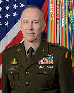 Major General Jack  James, Commander, 42nd Infantry Division