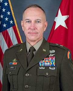 Major General Jack  James, Commander, 42nd Infantry Division