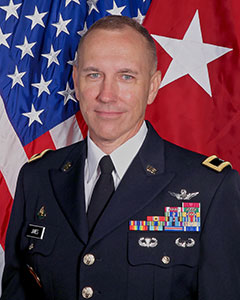 Brigadier General Jack James, Commander, 53rd Troop Command