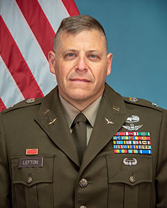 Colonel Jason Lefton, Commander, 53rd Troop Command