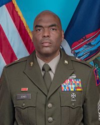 Command Sergeant Major Leylan Jones, New York Army National Guard Command Sergeant Major