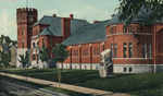 Postcard of Hornell Armory