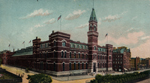 Postcard of New York City Park Avenue, 7th Regiment, Armory