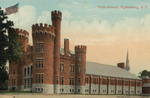 Postcard of Ogdensburg Elizabeth Street Armory