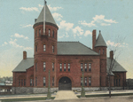 Postcard of Saratoga Springs Armory