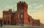 Postcard of Troy Ferry Street Armory