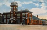 Postcard of Newburgh Armory