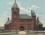 Postcard of Saratoga Springs Armory