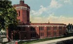 Postcard of Yonkers North Broadway Armory Exterior