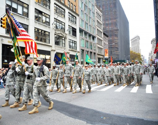 Harlen Hellfighters March in Veterans Day Parade