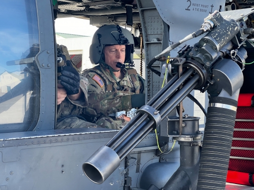 Top Guard officer visit NY's 106th Rescue Wing 