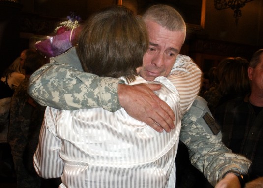 Army Guard Family Farewell for Iraq Bound Soldiers