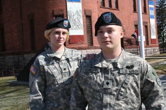 Mom Follows Son Into National Guard