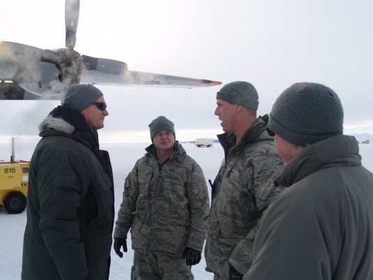 Adjutant General Visits Air Guardsmen in Antarctic