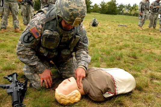 First Aid Training at Fort Drum