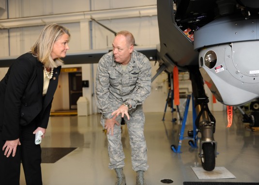 Congresswoman Checks Out Air Guard MQ-9