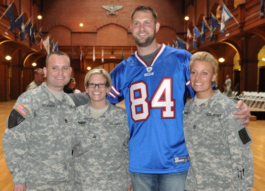 Buffalo Bills Player Participates in Freedom Salute