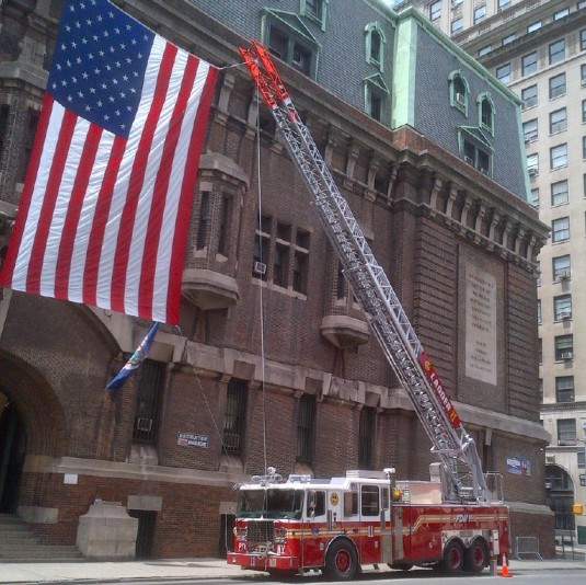 Lexington Avenue Armory Ceremony for Fire Fighters