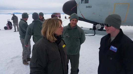 Air Force Secretary Visits 109th in Antarctica