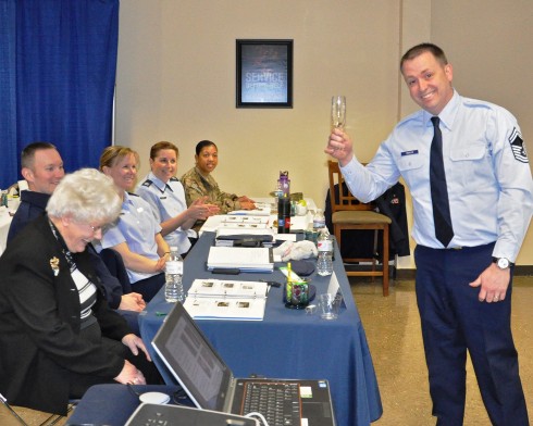Protocol Training for Air Guard Members