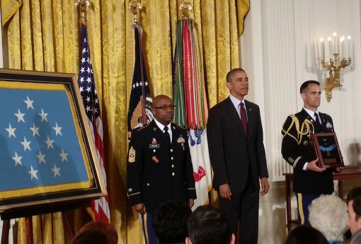 NY Guardsman Henry Johnson Honored at White House
