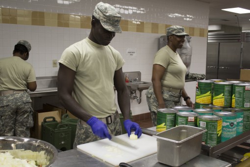 369th Cooks Feed Troops at Fort Drum