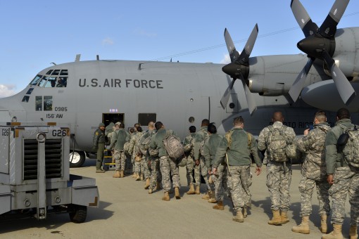369th Soldiers Head for Colorado