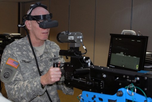 Gunnery Simulator on Display at DMNA