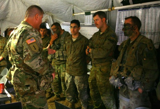 42nd ID officer visits 69th Soldiers in Australia