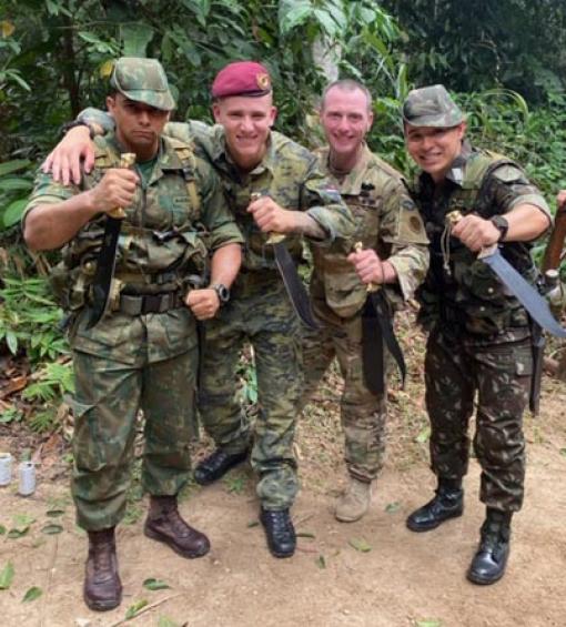 NY Soldier passes Brazil Jungle School 