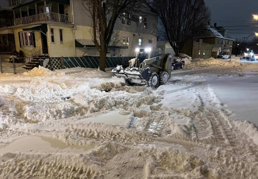 Clearing Snow in Buffalo